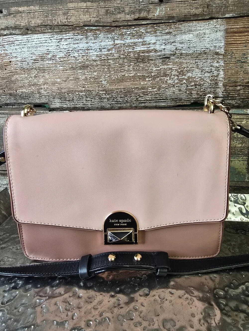 Kate Spade Arbour Hill Angelea Blush Pink Leather Shoulder Bag